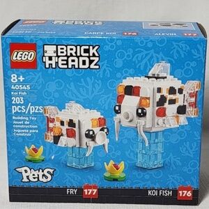 LEGO 40545 BRICKHEADZ PETS "KOI FISH + FRY" UNOPENED